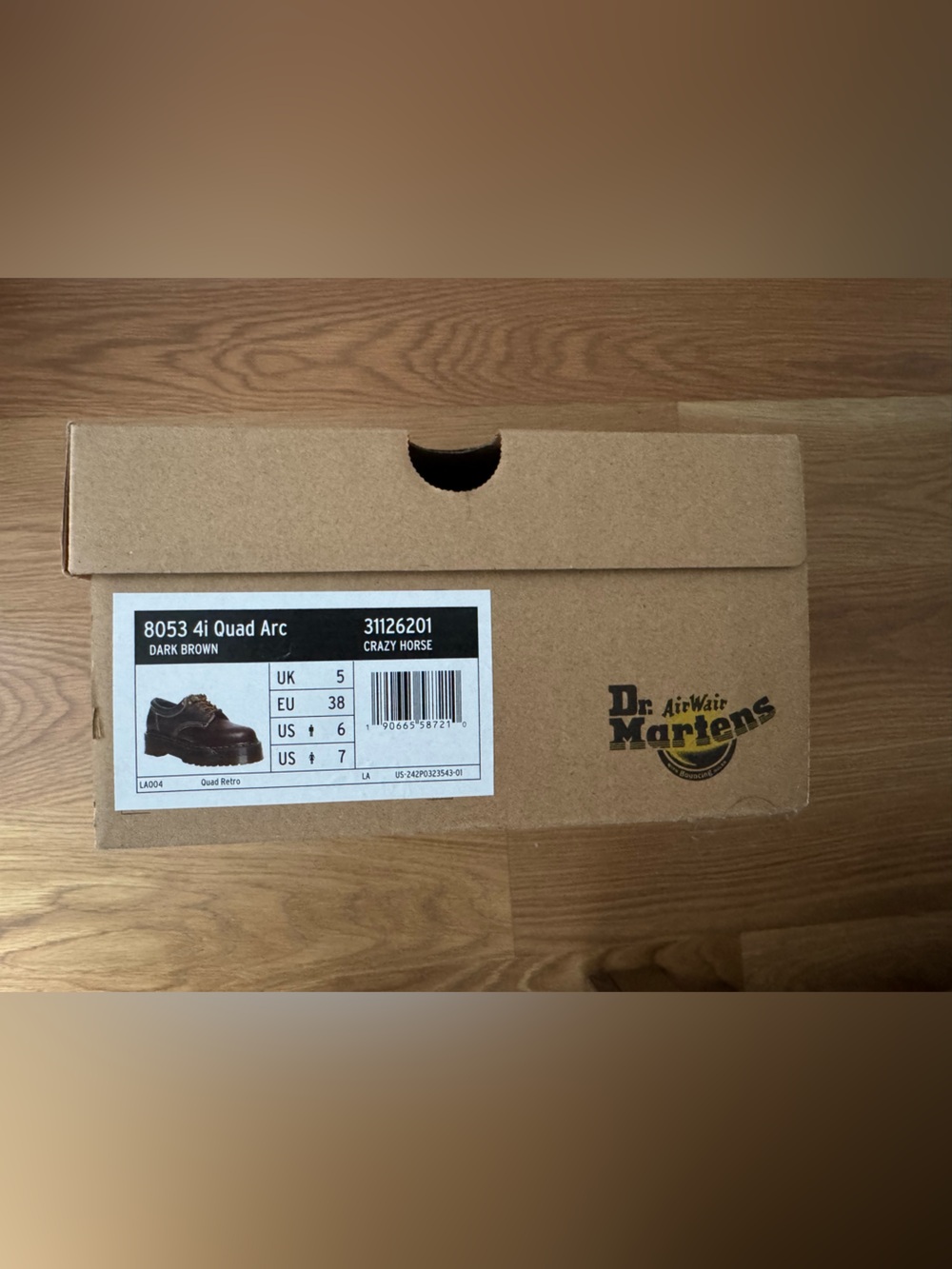 Dr. Martens 8053 ARC CRAZY HORSE LEATHER
PLATFORM CASUAL SHOES - Picture 5 of 5